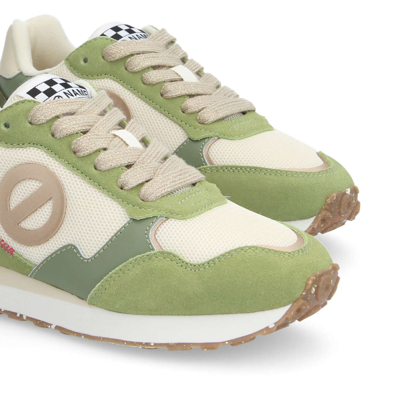 TOVA RUNNER W - SUEDE/MESH/NAPP - APPLE GREEN/OFF WHITE/SAGE GREEN